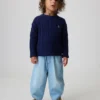 Barrel-jeans met elastische tailleband voor Baby & Peuter