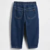 Barrel-jeans met elastische tailleband voor Baby & Peuter