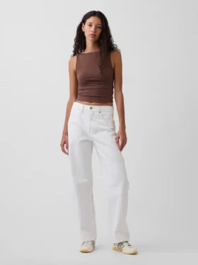 Barrel-Jeans met hoge taille
