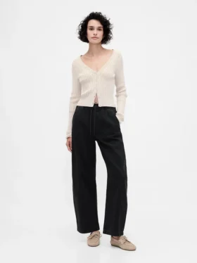 Barrel-Jeans met hoge taille