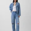 Barrel-Jeans met hoge taille
