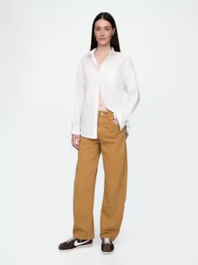 Barrel-Jeans met hoge taille