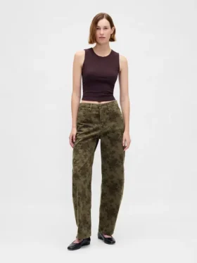 Barrel-Jeans met hoge taille