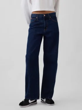 Barrel-Jeans met hoge taille