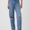 Barrel-Jeans met hoge taille