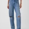 Barrel-Jeans met hoge taille