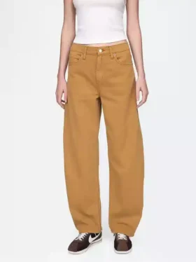 Barrel-Jeans met hoge taille