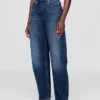 Barrel-Jeans met hoge taille