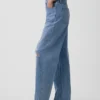 Barrel-Jeans met hoge taille