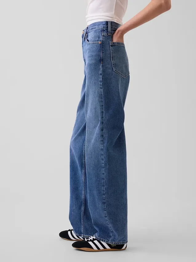 Barrel-Jeans met hoge taille