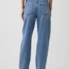 Barrel-Jeans met hoge taille