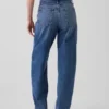 Barrel-Jeans met hoge taille