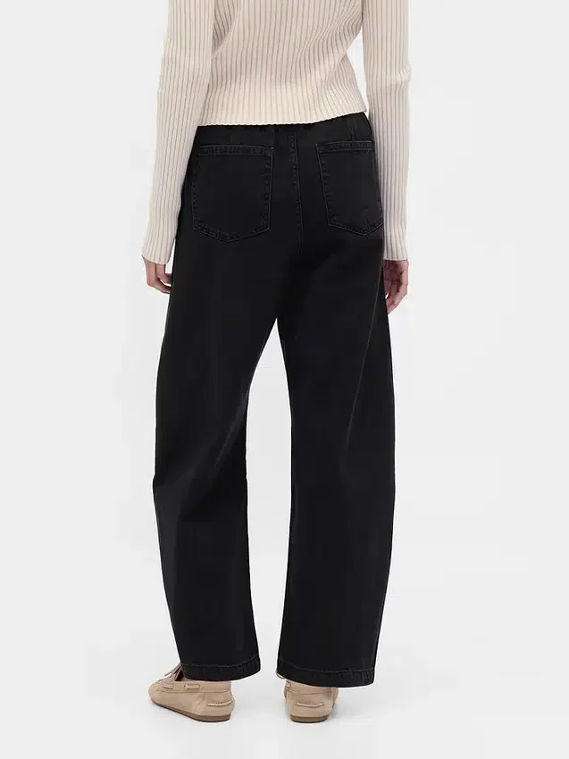 Barrel-Jeans met hoge taille