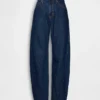 Barrel-Jeans met hoge taille