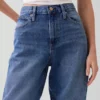 Barrel-Jeans met hoge taille