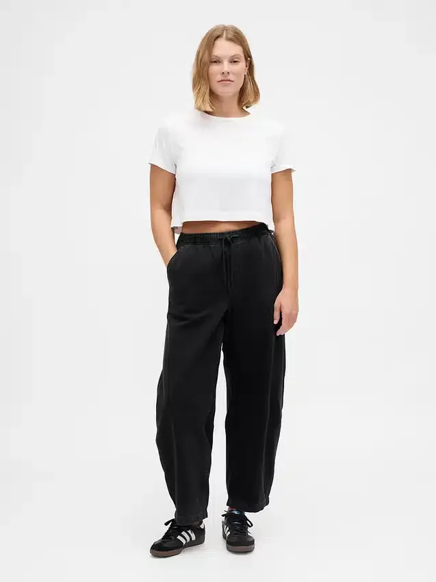 Barrel-Jeans met hoge taille
