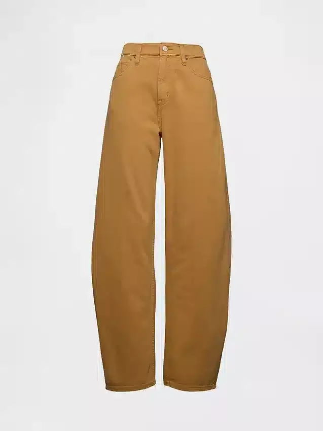 Barrel-Jeans met hoge taille
