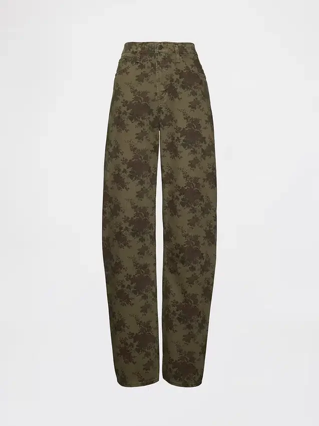Barrel-Jeans met hoge taille