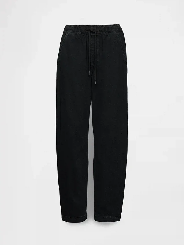 Barrel-Jeans met hoge taille