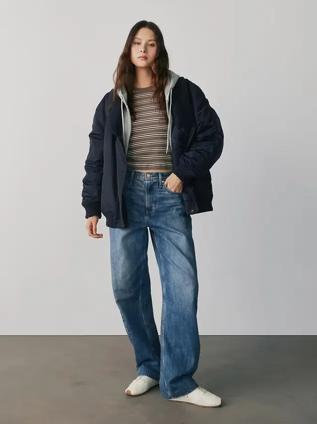 Barrel-Jeans met hoge taille