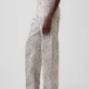 Barrel-Jeans met hoge taille en slangenprint