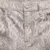 Barrel-Jeans met hoge taille en slangenprint