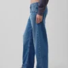 Barrel-Jeans met lage taille
