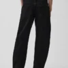 Barrel-Jeans met lage taille