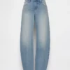 Barrel-Jeans met lage taille