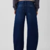 Barrel-Jeans met lage taille