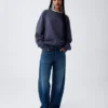 Barrel-Jeans met lage taille