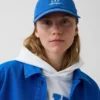 Baseballpet met blauw logo
