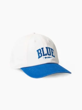 Baseballpet met blauw logo