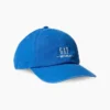 Baseballpet met blauw logo