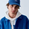 Baseballpet met blauw logo