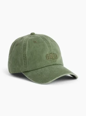 Baseballpet met gewassen logo