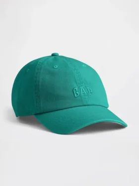 Baseballpet met gewassen logo