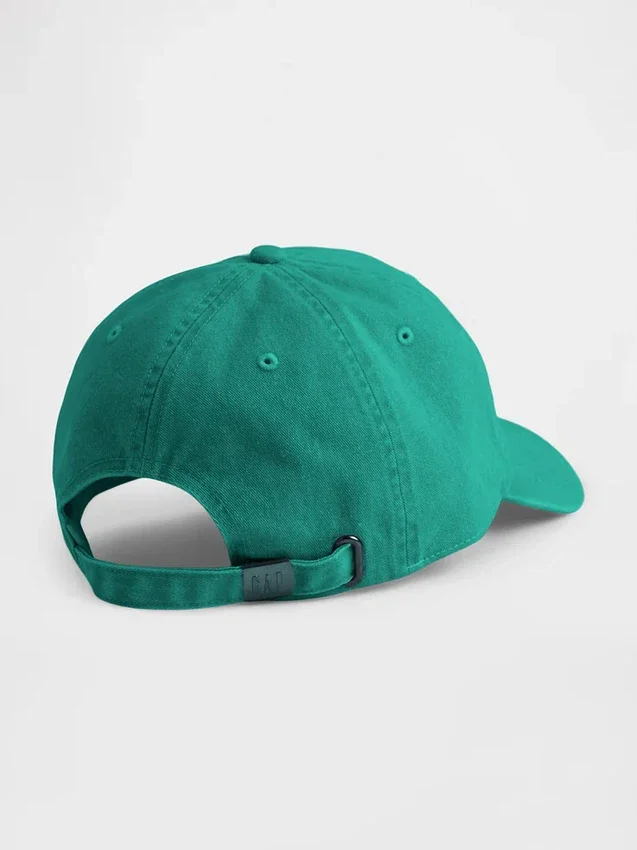 Baseballpet met gewassen logo