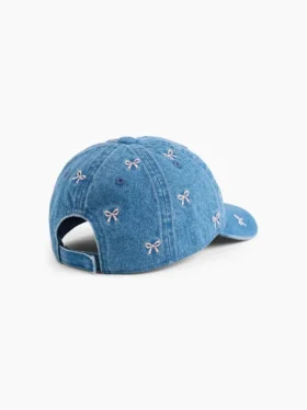 Baseballpet met strik van denim voor Baby & Peuter