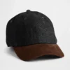 Baseballpet van denim en corduroy