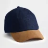 Baseballpet van denim en corduroy