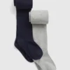 Basis-panty's van gebreid materiaal voor kinderen (set van 2)