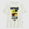 Batman-T-shirt voor kinderen met vintage stripafbeelding