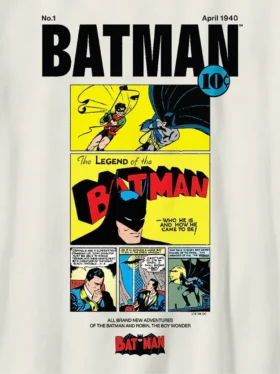 Batman-T-shirt voor kinderen met vintage stripafbeelding