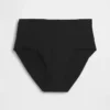 Bikini met hoge taille van biologisch stretchkatoen