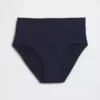 Bikini met hoge taille van biologisch stretchkatoen