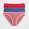 Bikini van biologisch stretchkatoen (3-pack)