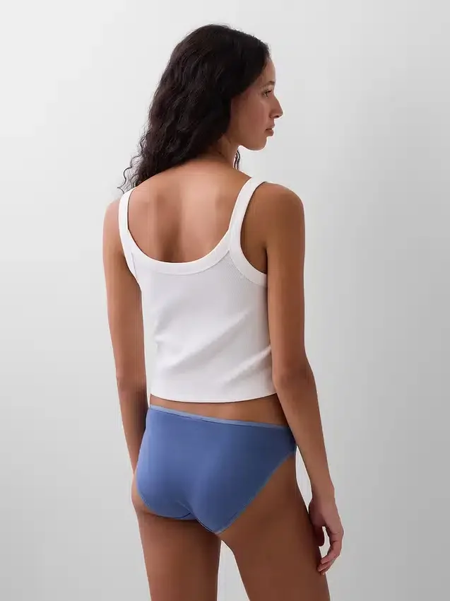 Bikini van biologisch stretchkatoen (3-pack)