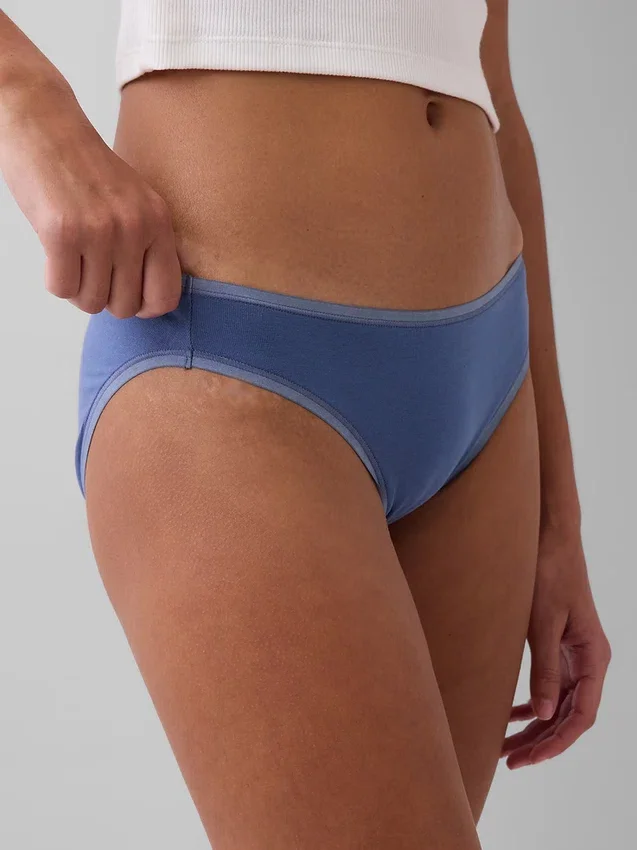 Bikini van biologisch stretchkatoen (3-pack)