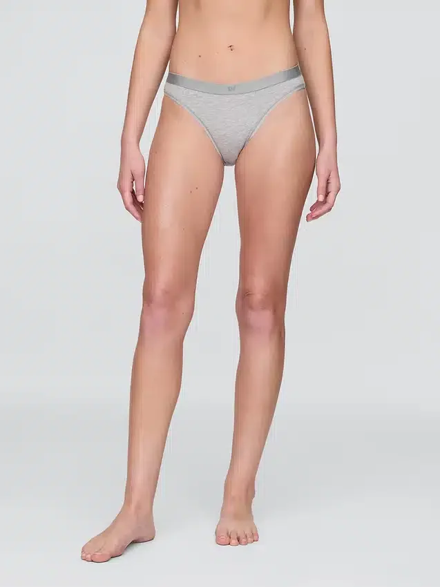 Bikini van biologisch stretchkatoen met logo